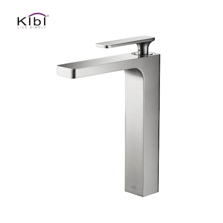 Kibi Infinity Single Handle Bathroom Vessel Sink Faucet KBF1007BN